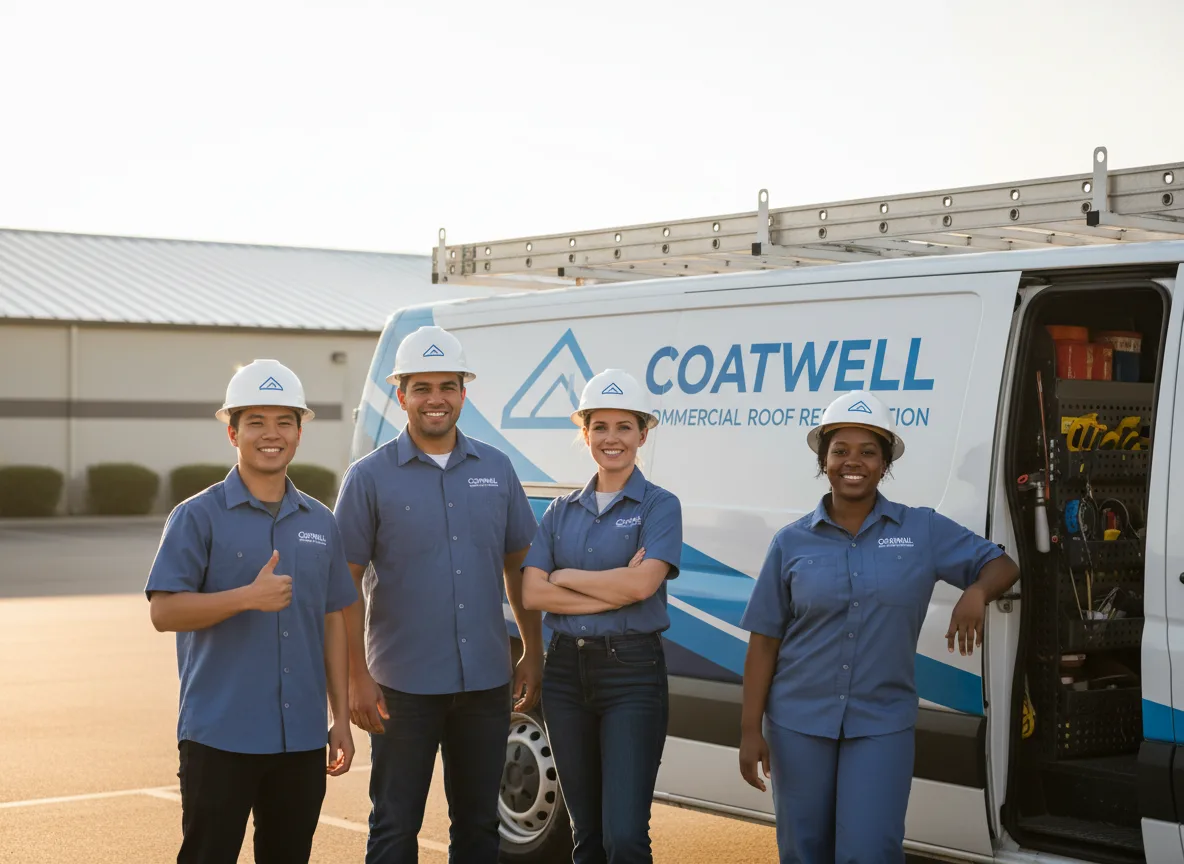 Commercial roof coating company in Willow, NY